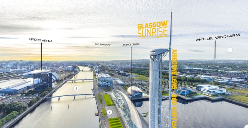 Have a look at this 360° Glasgow skyline
